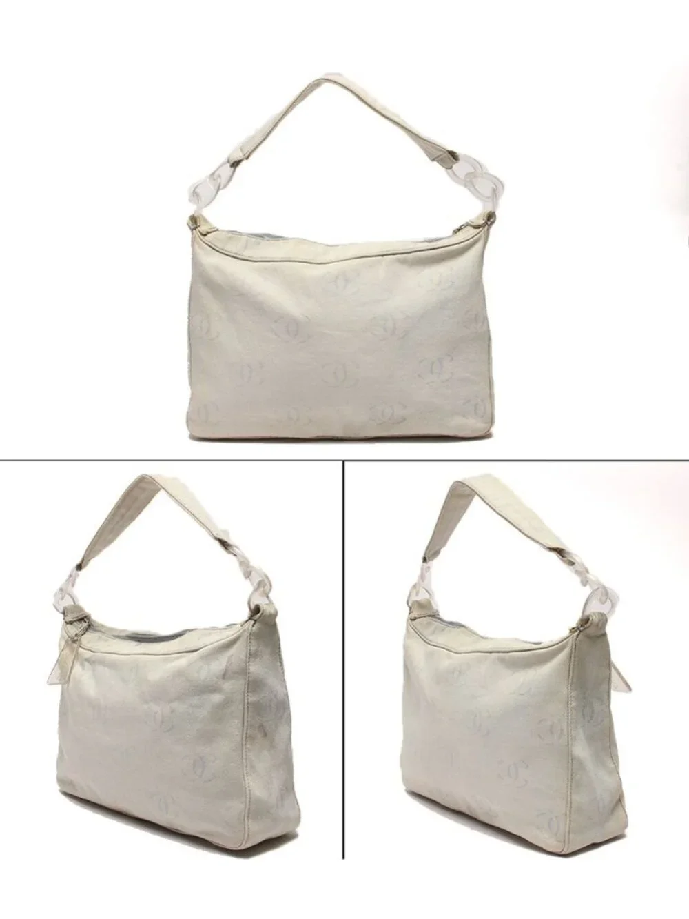 Chanel Shoulder Bag CC Logo 7 Denim